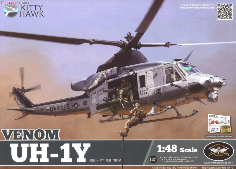Kh80124 Kittyhawk 1/48 uh-1y Venom