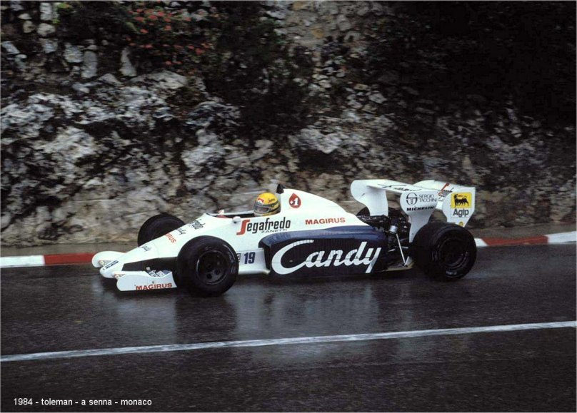 Toleman tg184 Айртон Сенна 1984