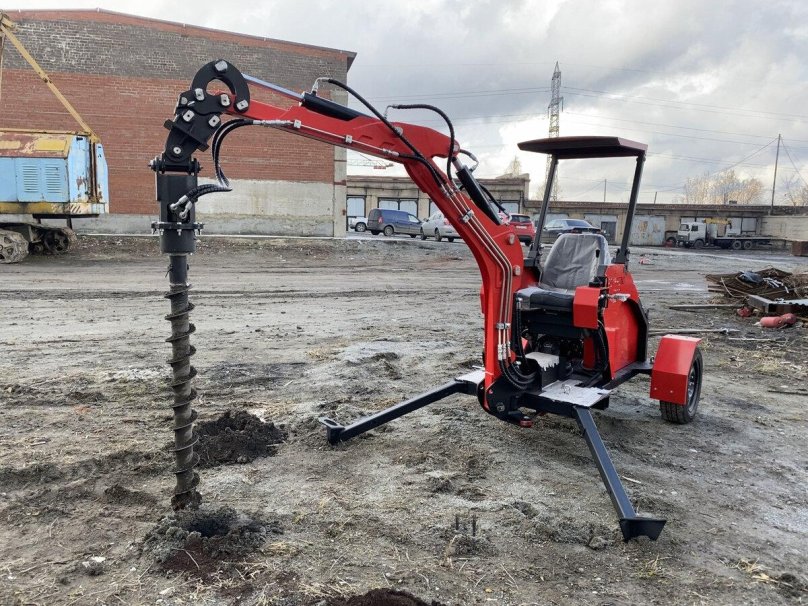 Ямобур-сваекрут, манипулятор strong s 300