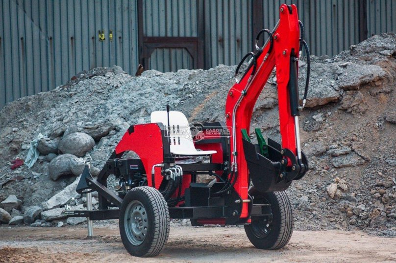 Прицепной экскаватор