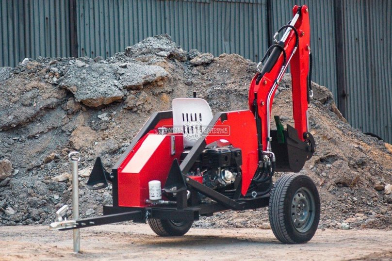 Прицепной экскаватор