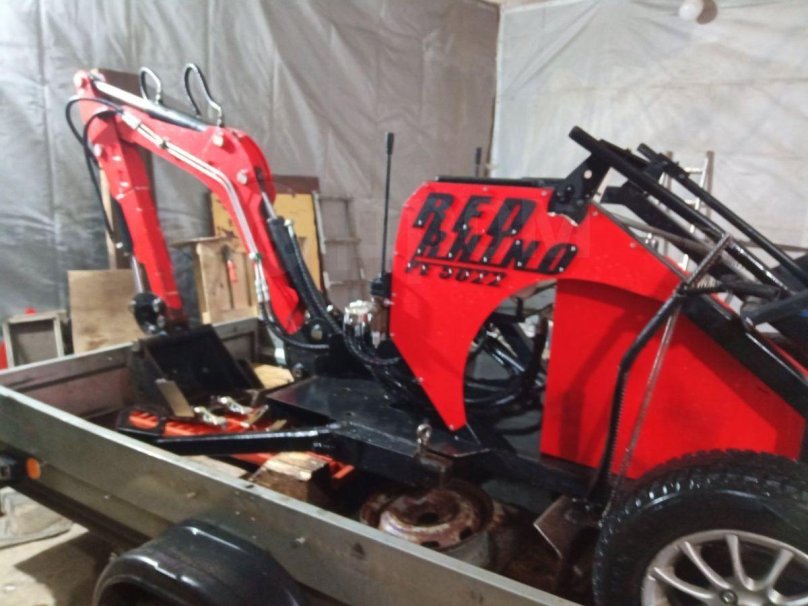 Мини-экскаватор прицепной HBP-13l