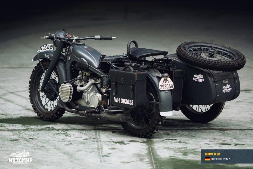 Немецкий мотоцикл БМВ r12