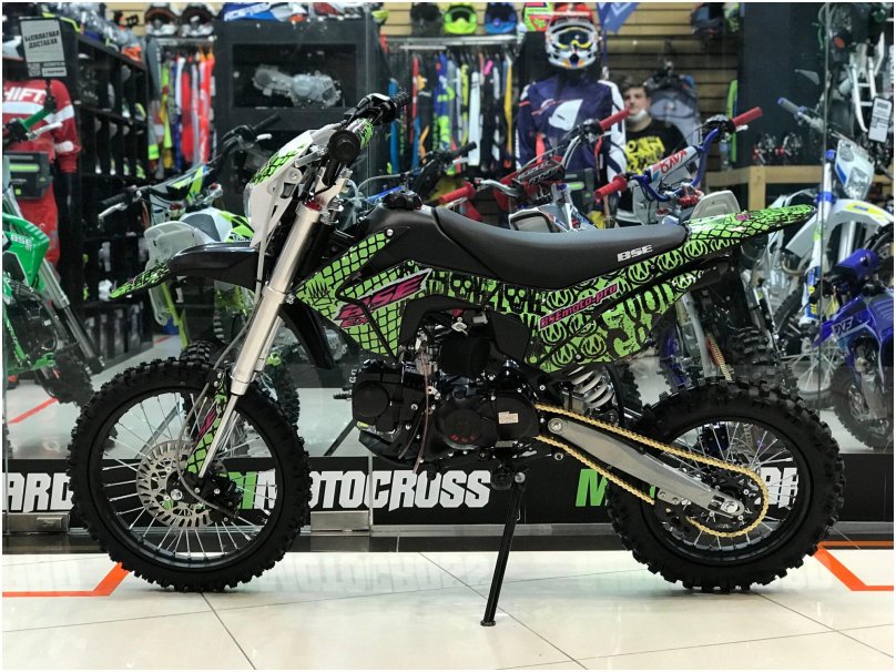 Питбайк BSE ex 125e 14/12 Green 2