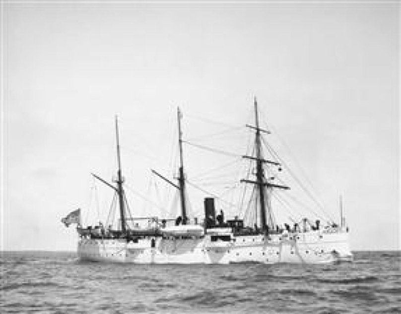 Крейсер Колумбия 1892 год