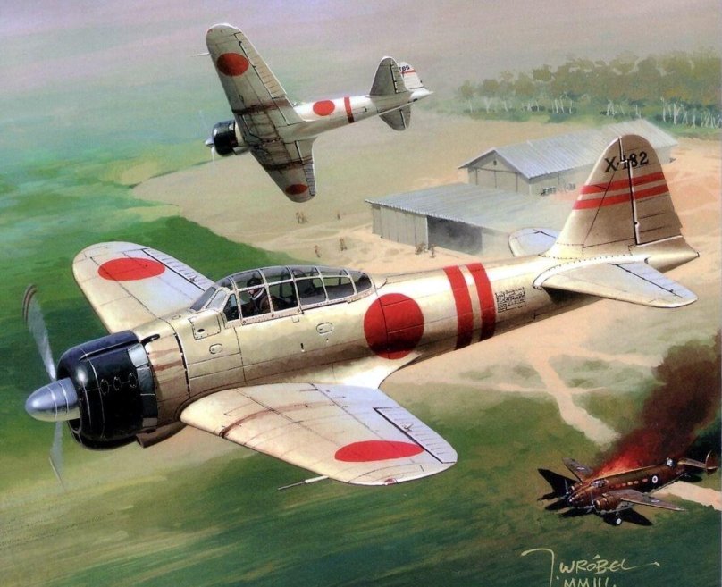 Истребитель Mitsubishi a6m