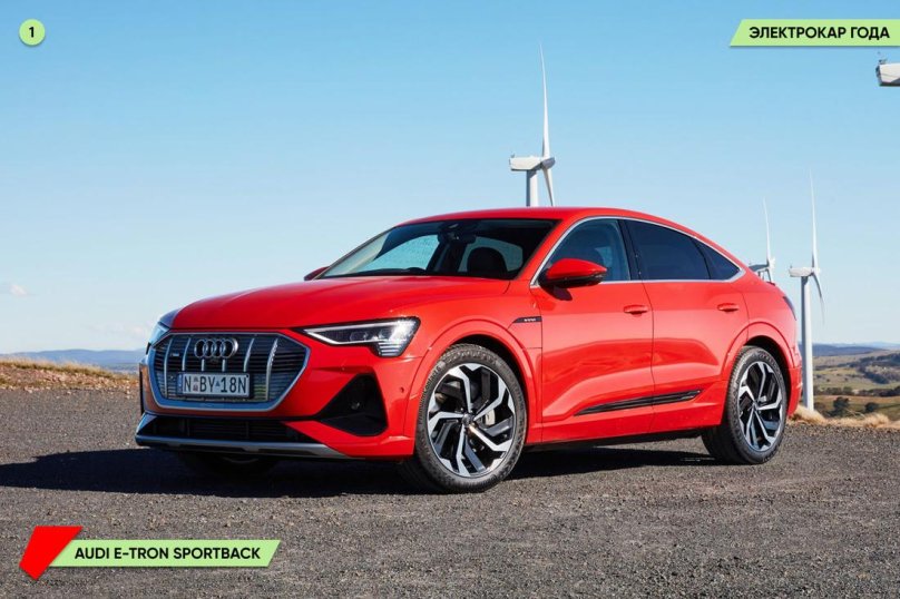 Audi e-tron Sportback красный