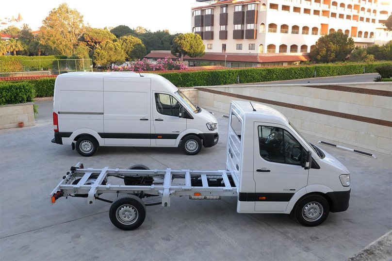 Hyundai h350 шасси