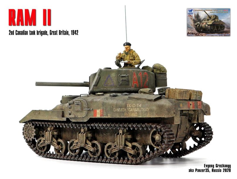 Bronco cb35215 1/35, танк Ram MK.II
