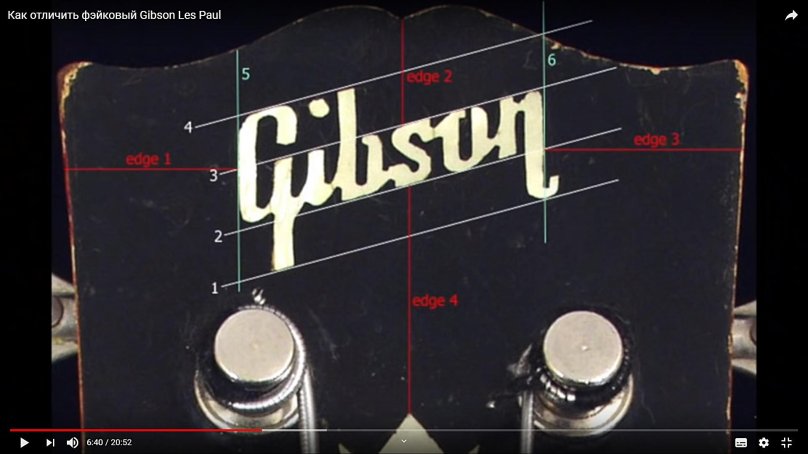 Gibson les Paul надпись