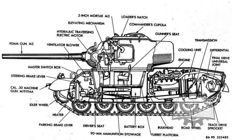 Двигатель танка т 26 чертежи