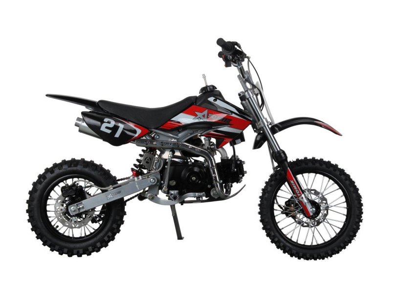 Пит байк вид сбоку