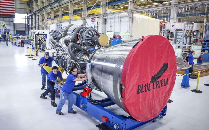 Двигатель be-4 Blue Origin