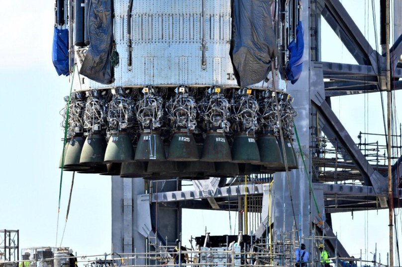 SPACEX Starship двигатель