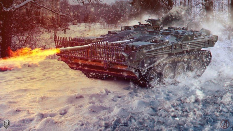 Танк шведский Strv 103b