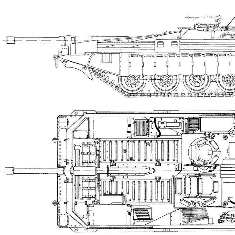 Чертежи танка Strv-103