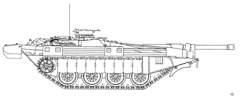 Чертежи танка Strv-103