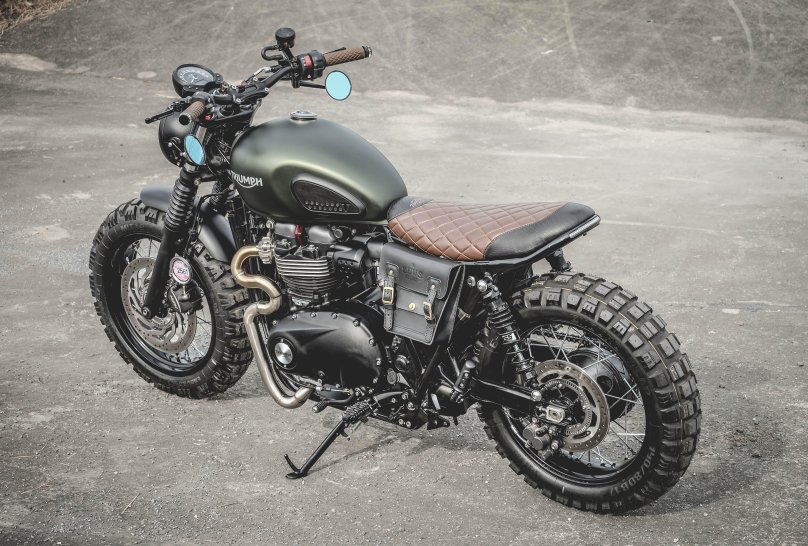 Мотоцикл Триумф стрит скремблер
