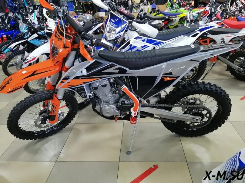 Мотоцикл gr8 f300l (4t 182mm 2x вал. FCR) Enduro Optimum (2022 г.)