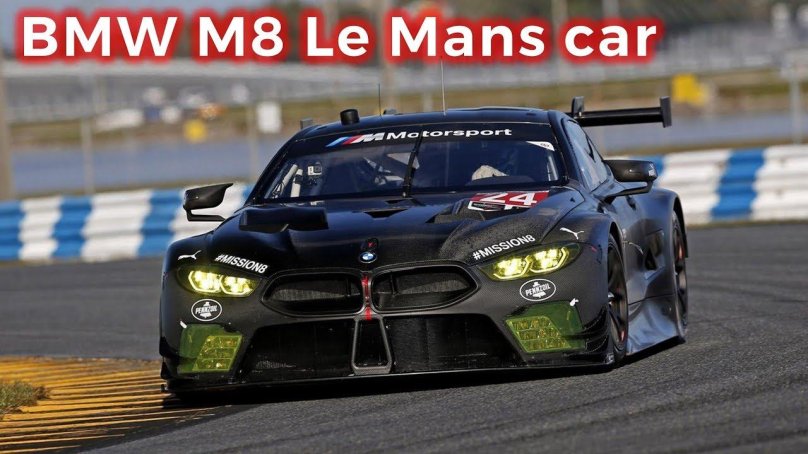 BMW m8 GTE le mans