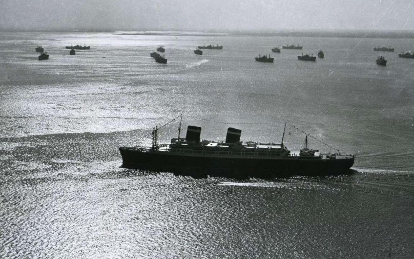 SS America 1940 на дне