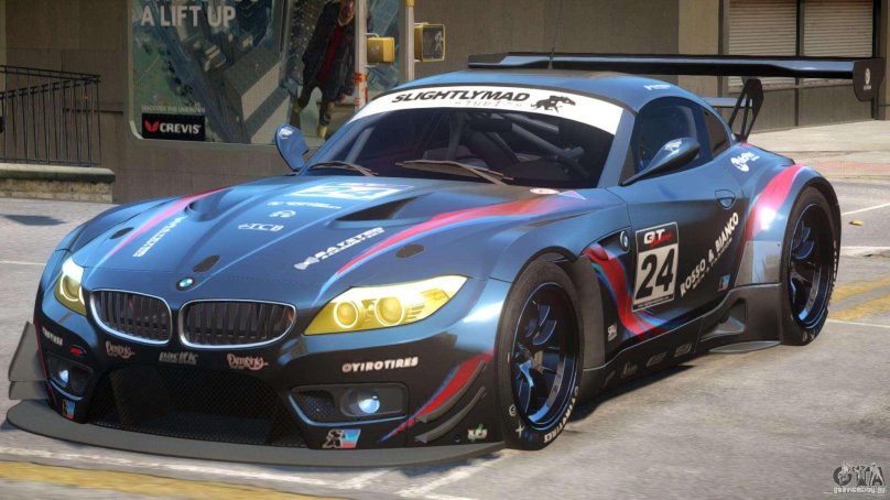 BMW z4 gt3 черная