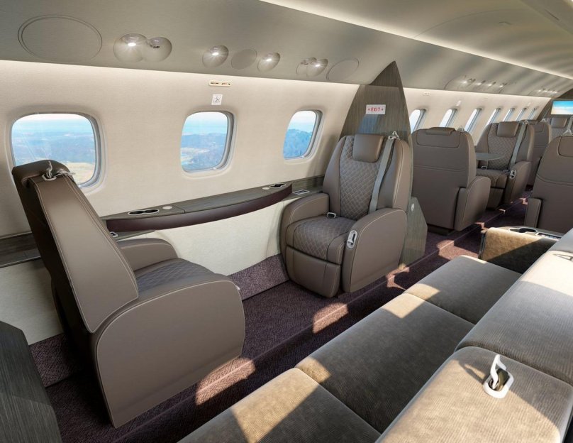 Embraer Legacy 650 салон