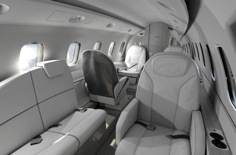 Piaggio p.180 Avanti салон