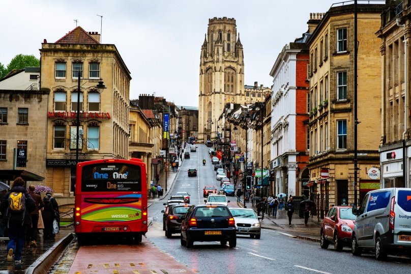 Улицы Бристоля Англия