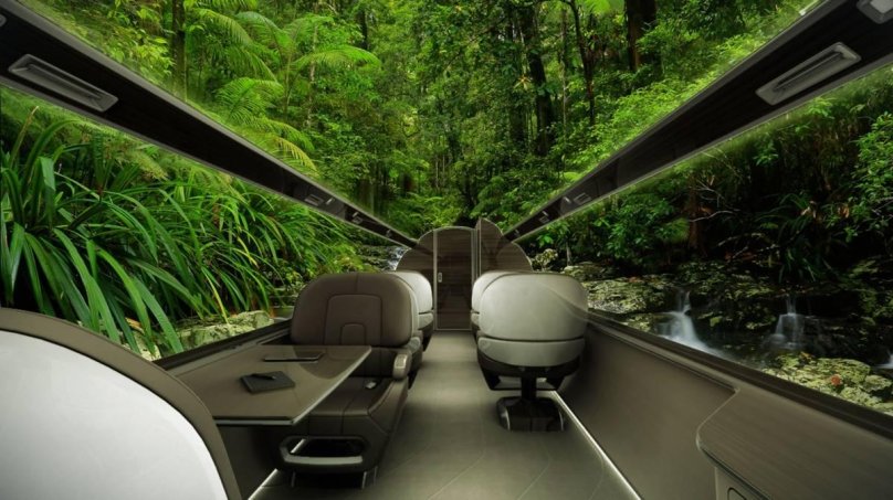 Самолет Ixion windowless Jet