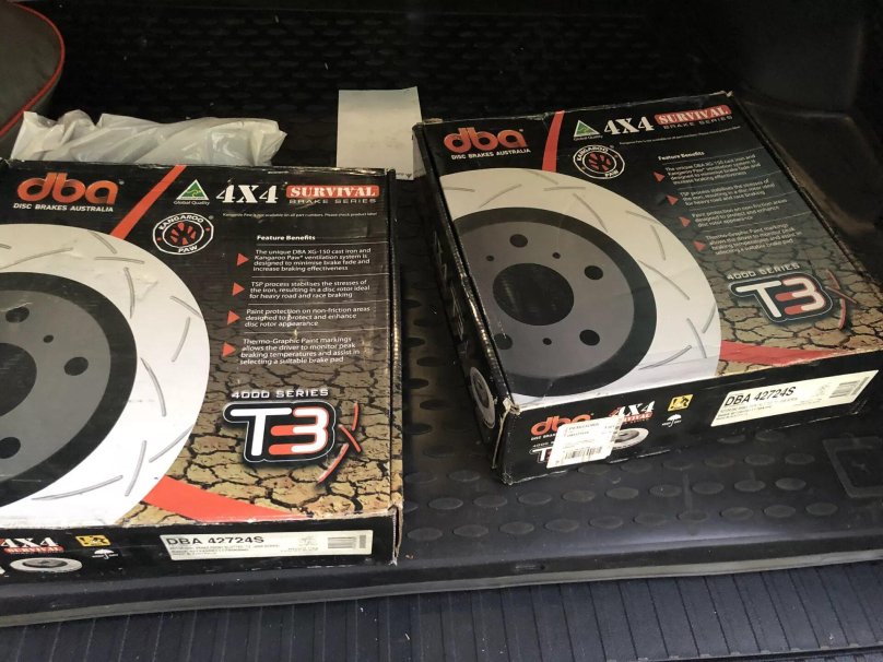 DBA тормозные диски lc200