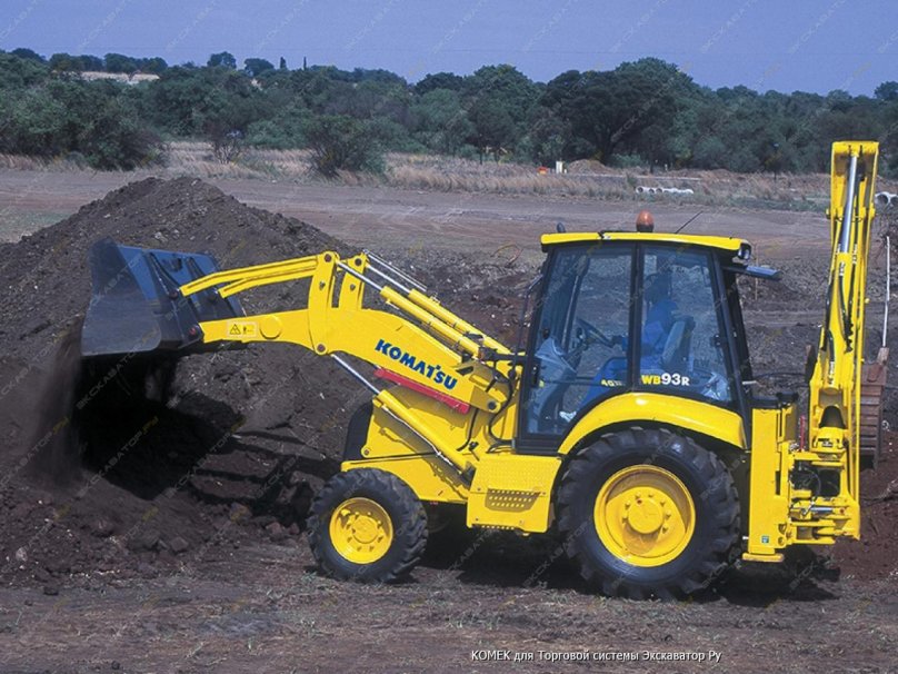 Экскаватор-погрузчик Komatsu wb93r