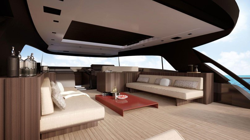 Интерьеры яхты Sanlorenzo sx88