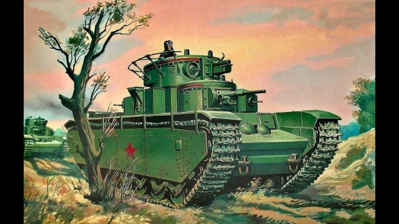 Пятибашенный танк прорыва т-35