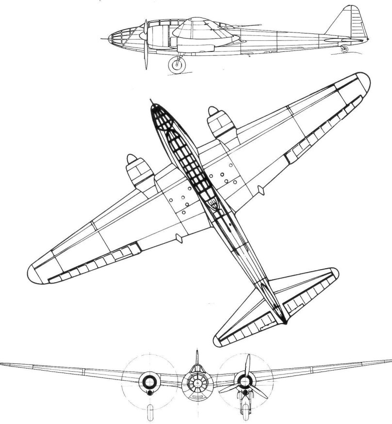 Чертежи Amiot 130