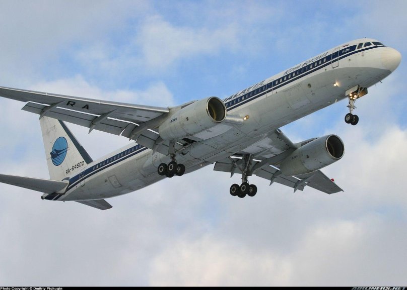 Ту-214 пассажирский самолёт Дальавиа