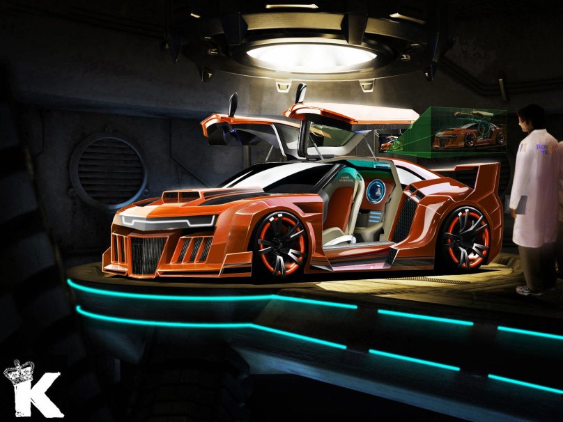 Шевроле Камаро киберпанк