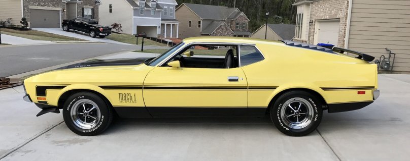 Ford Mustang Mach 1 1971 Yellow