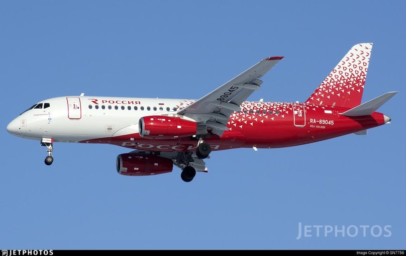 Самолеты авиакомпании Россия