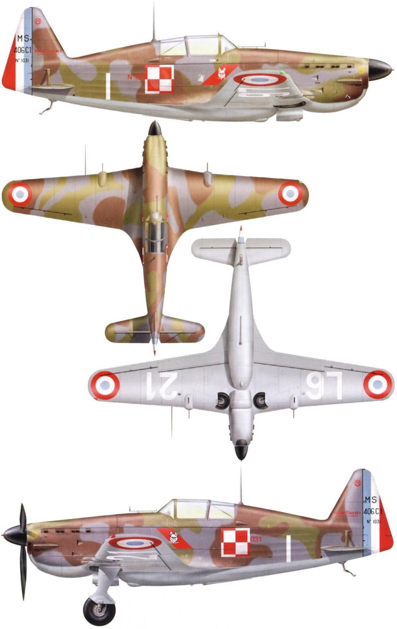 MS 406 истребитель