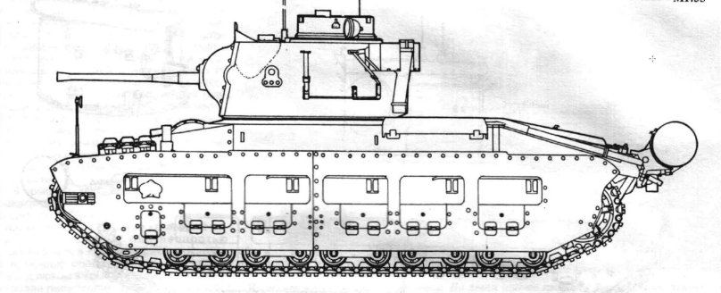 Танк Матильда с 76мм пушкой