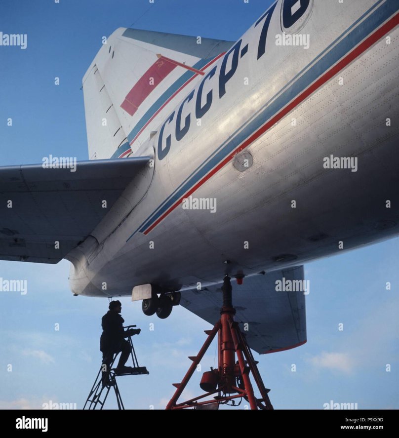 Ту 114 в Домодедово