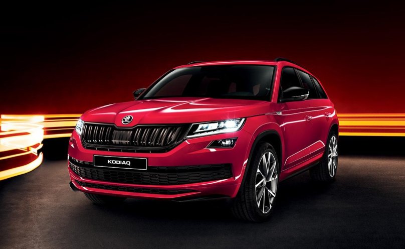 Skoda Kodiaq красный