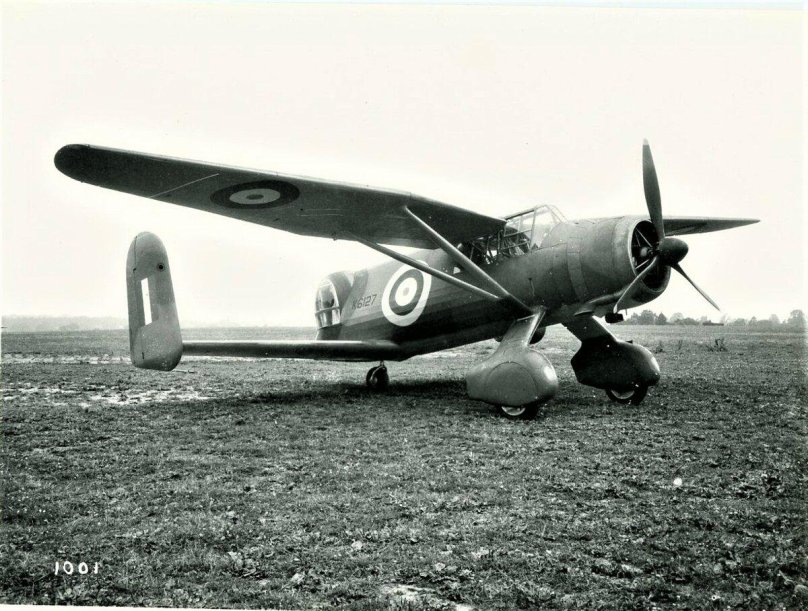 Самолёт p.12 Lysander Delanne