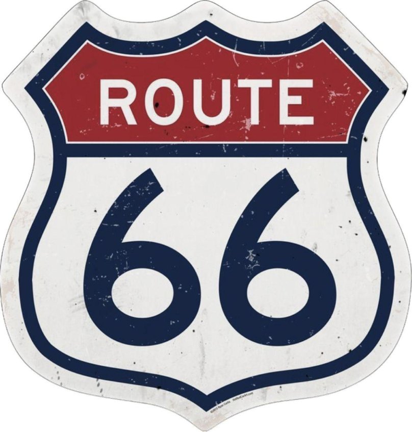 Route 66 наклейки