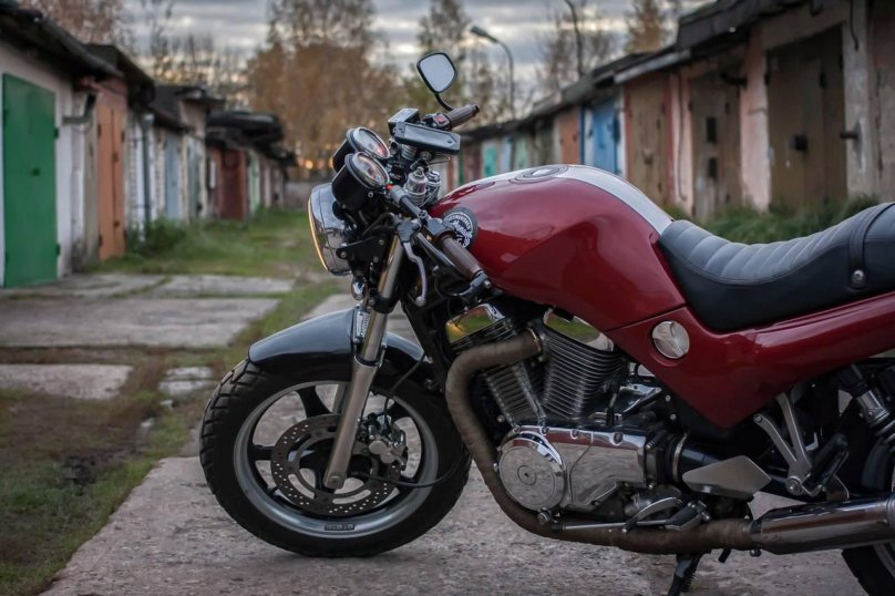 VX 800 Suzuki выхлоп