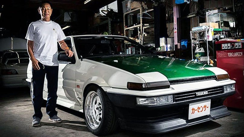 Toyota ae86 Sprinter Trueno Кэйити Цутия