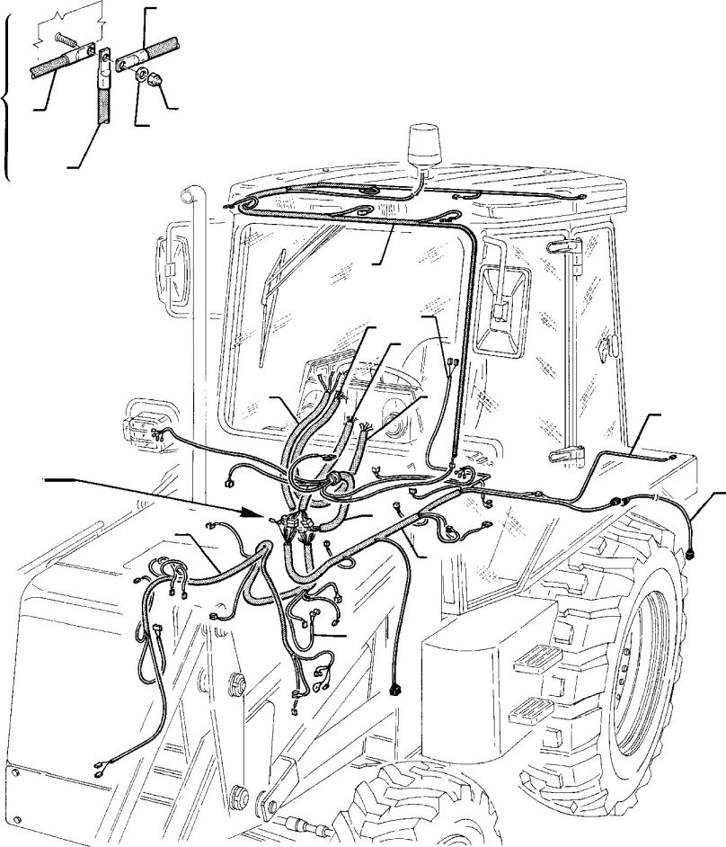 Komatsu wb93r Гидросистема