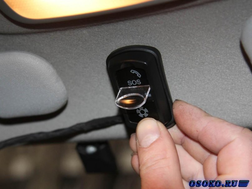 Кнопка ГЛОНАСС В автомобиле