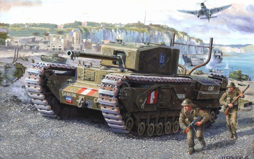 Танк Черчилль 2 мировой